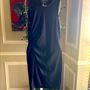 Club Mónaco black dress crew neck size xs nwt